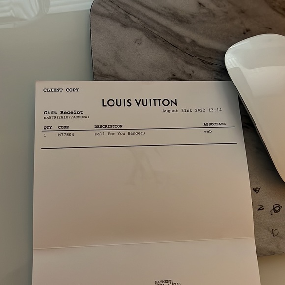 Louis Vuitton “Fall for you” bandeau. Like new condition - Picture 3 of 3